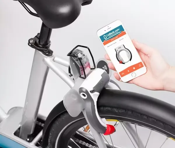 Cadenas de vélo connecté AXA Lock piloté depuis un smartphone